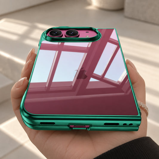 iPhone Duo Shockproof Clear Case with Slim Electroplated Frame