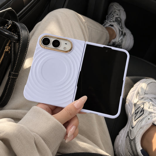 iPhone Duo MagSafe Magnetic Water Ripple Silicone Case with Protective Cover