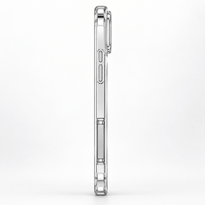 Clear Magnetic Charging Phone Case with Stand