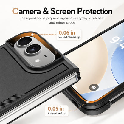 iPhone Duo Shockproof Armor Case with Camera Protection and Non-Slip Grip