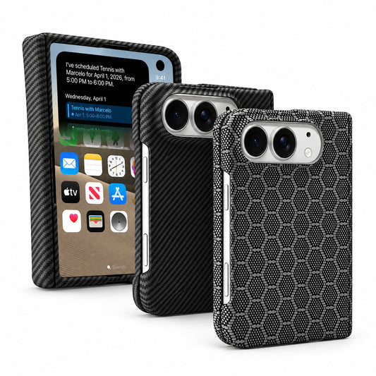iPhone Duo MagSafe Carbon Fiber Texture Case with Slim Protective Design