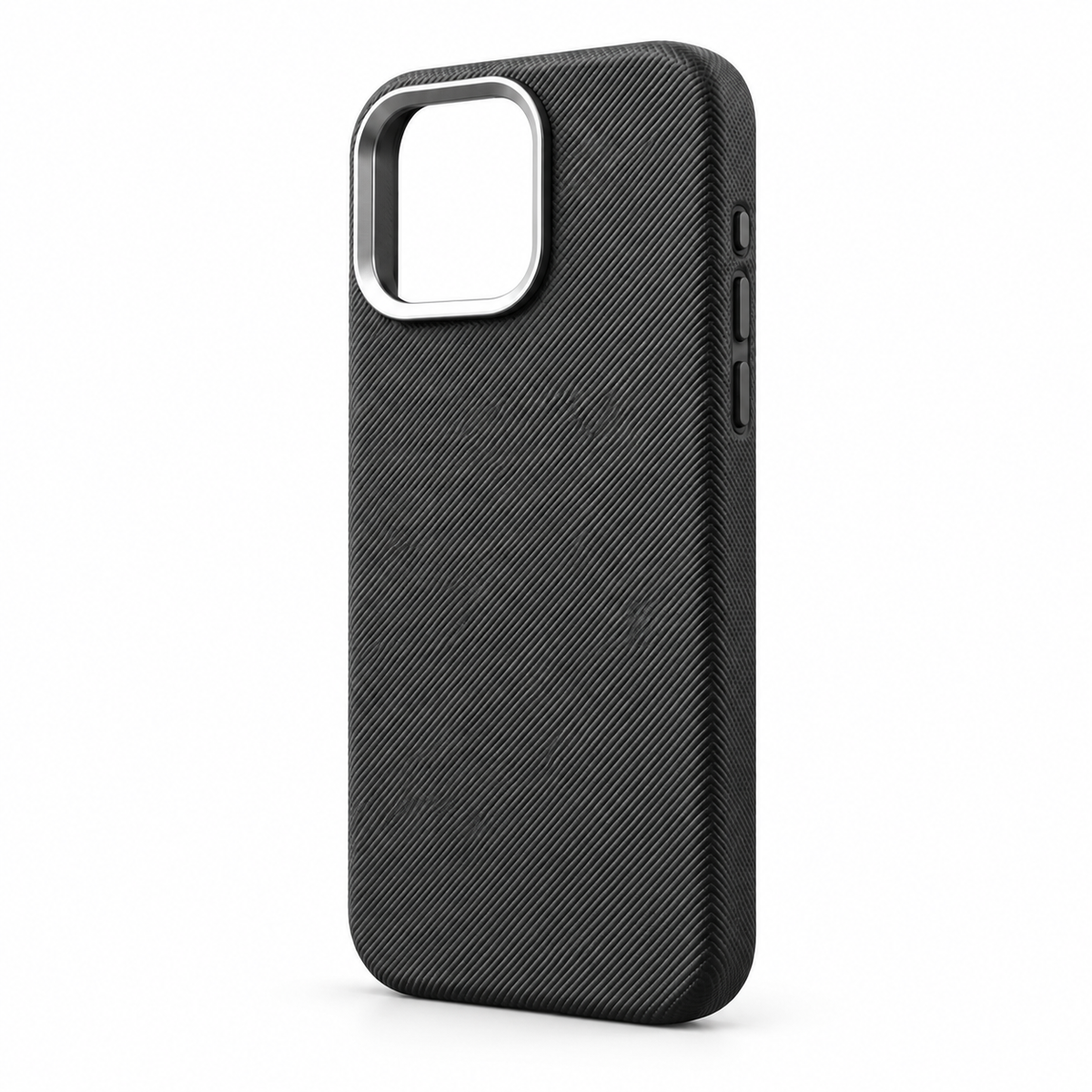 PU Leather Magnetic Case with Alloy Camera Frame