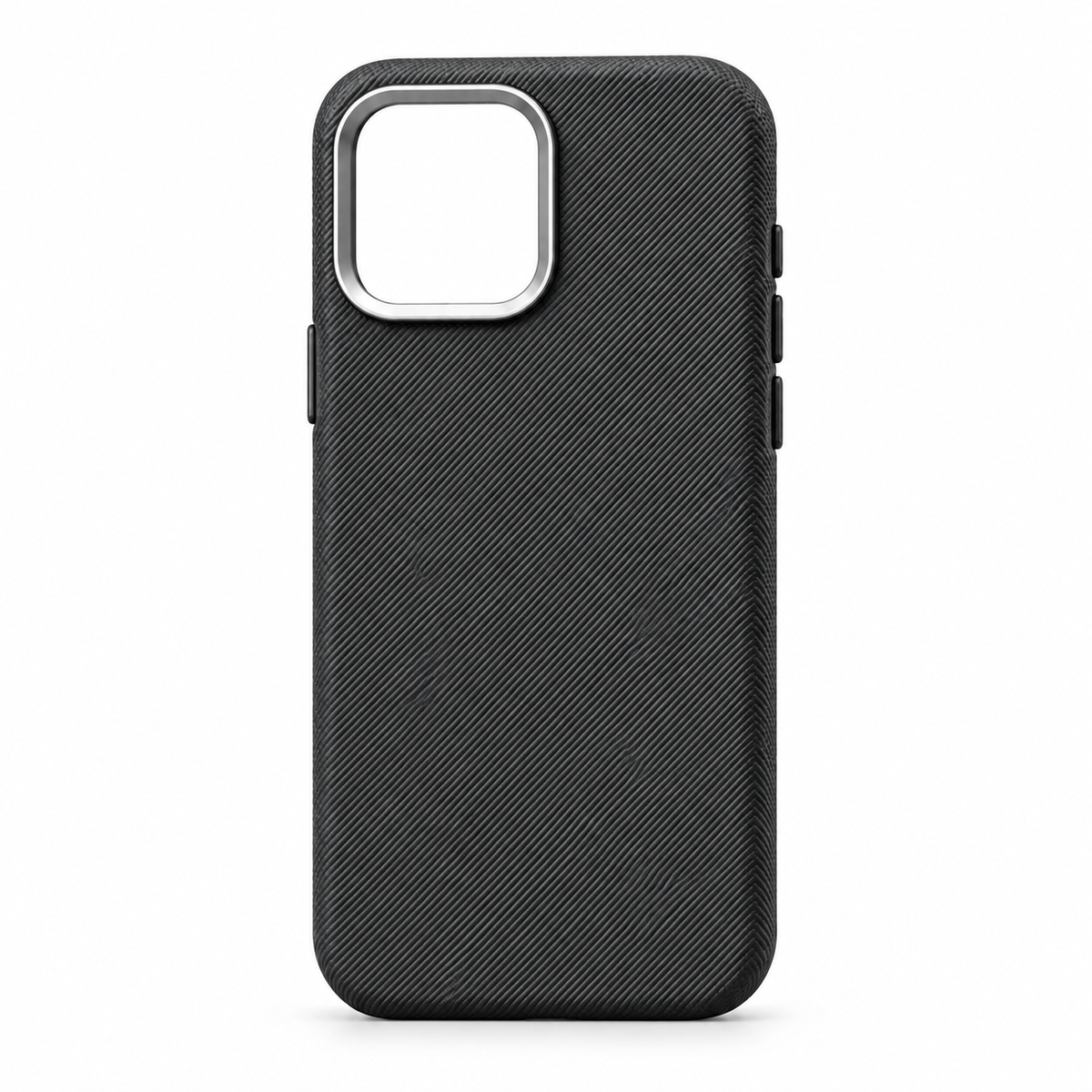 PU Leather Magnetic Case with Alloy Camera Frame