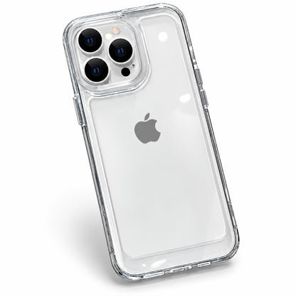 Image of iphone 18 clear shockproof case, showing clearcaseiphonestudioproductshot.