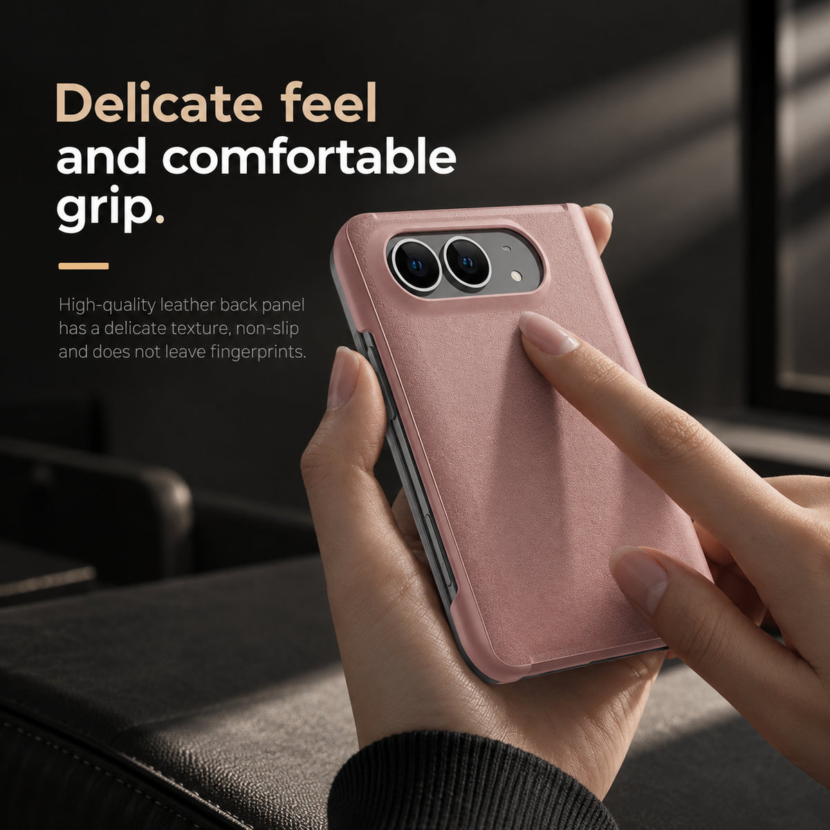iPhone Duo Shockproof Smart Mirror Flip Case with Protective Cover