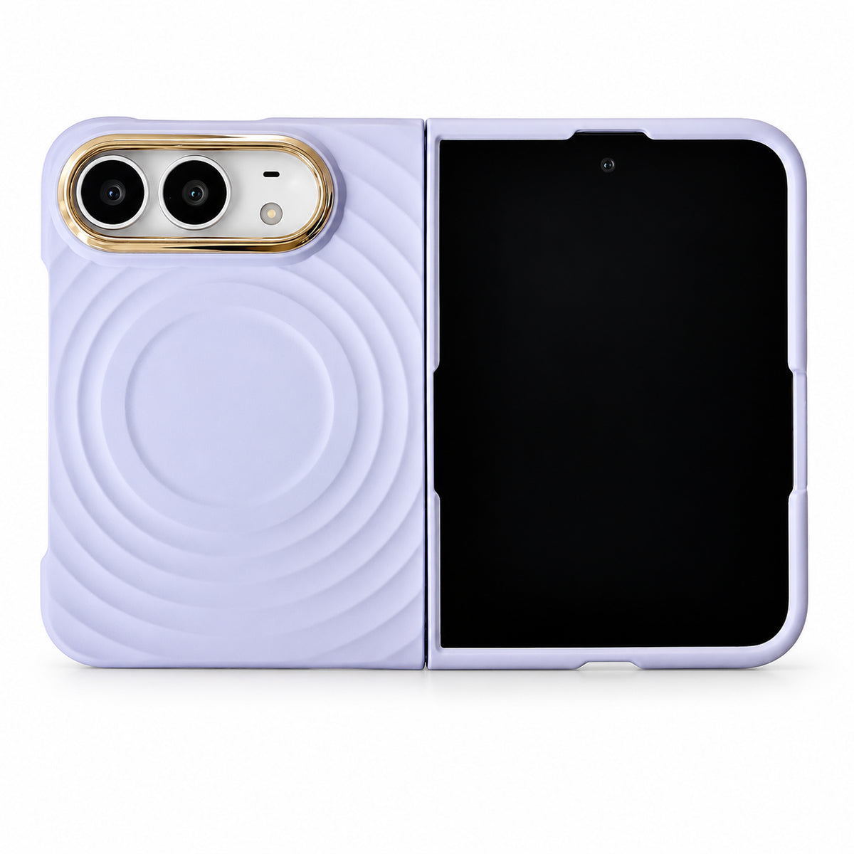 iPhone Duo MagSafe Magnetic Water Ripple Silicone Case with Protective Cover