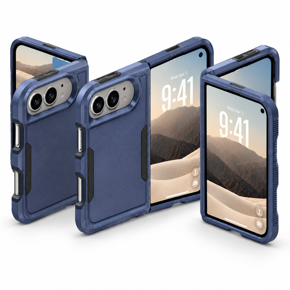 iPhone Duo Shockproof Armor Case with Camera Protection and Non-Slip Grip