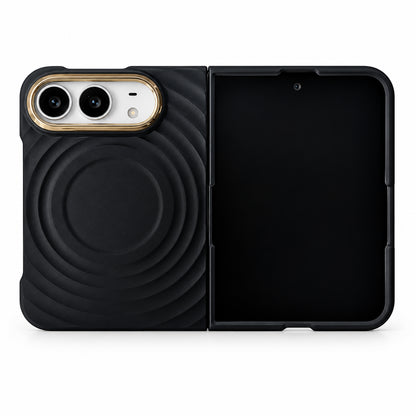 iPhone Duo MagSafe Magnetic Water Ripple Silicone Case with Protective Cover