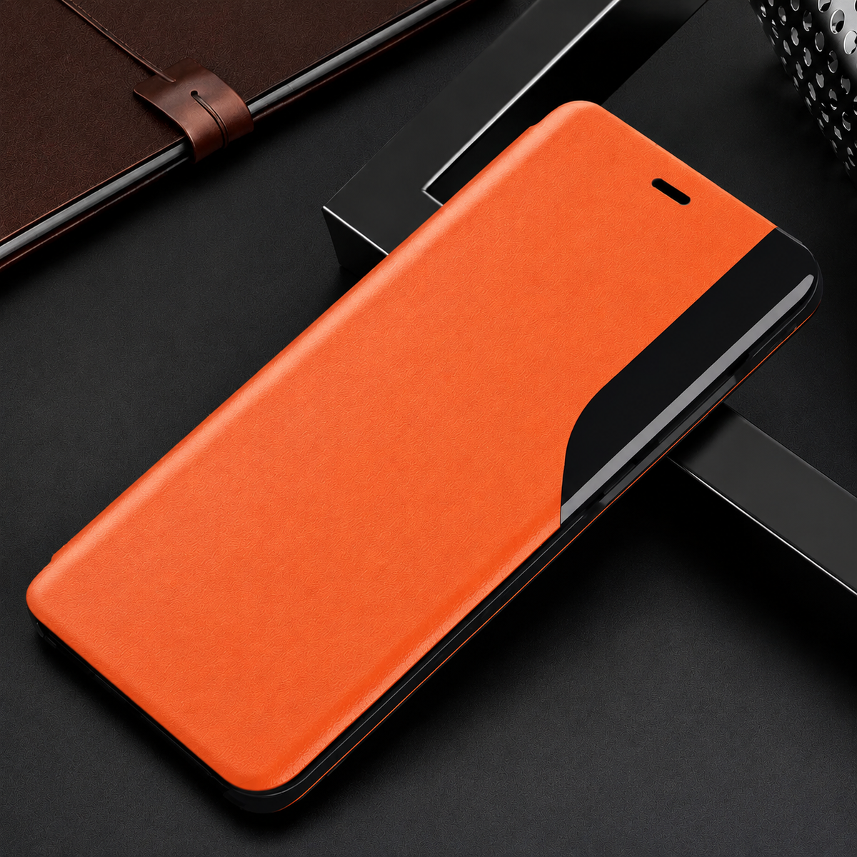 Premium iPhone Case MagSafe Compatible PU Leather Flip Wallet TPU Shell Card Holder Kickstand Full Coverage Protection