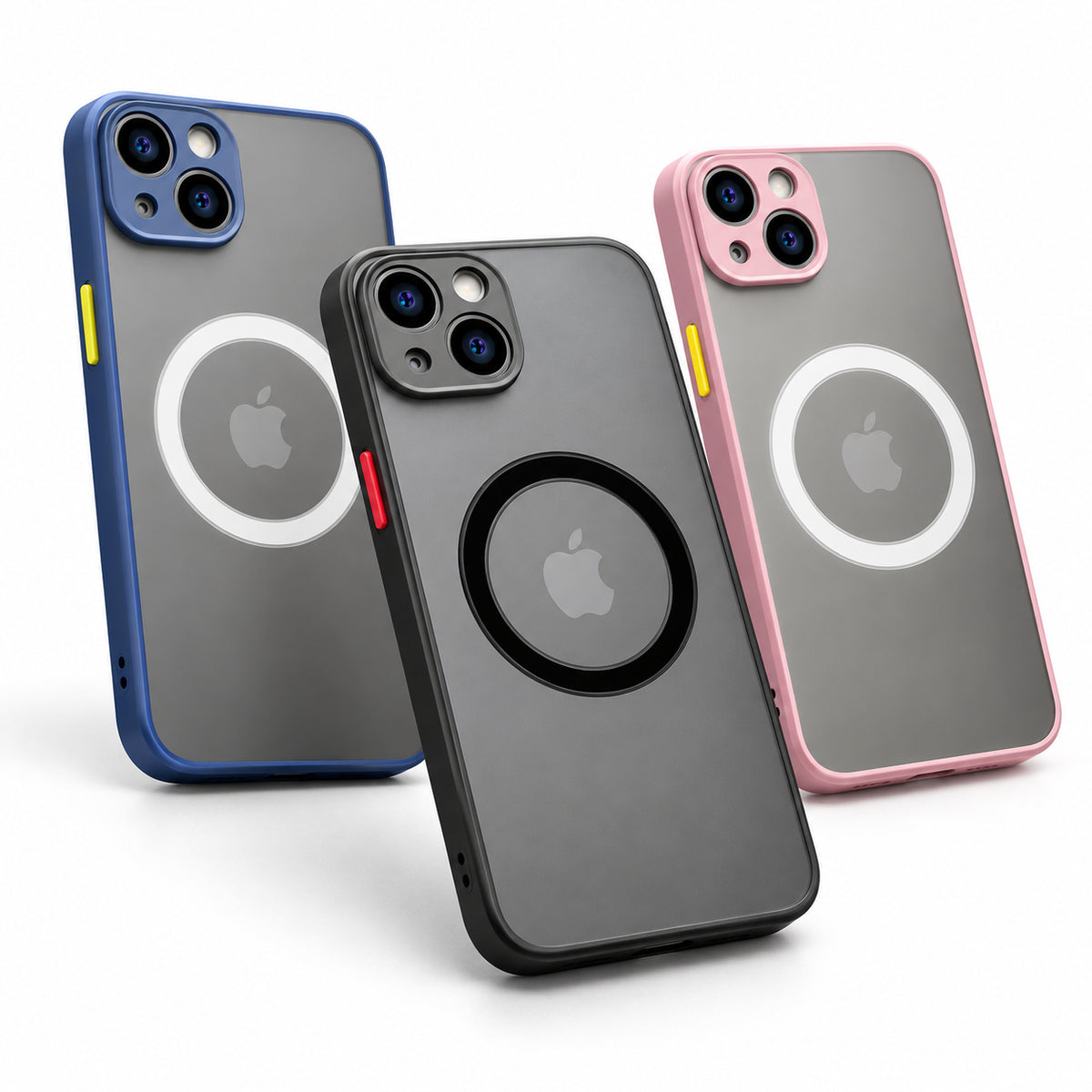 Image showing premium Trioof Mag Safe Phone Cases, featuring iphone hard matte magsafe case with anti-fingerprint finish & slim protection.