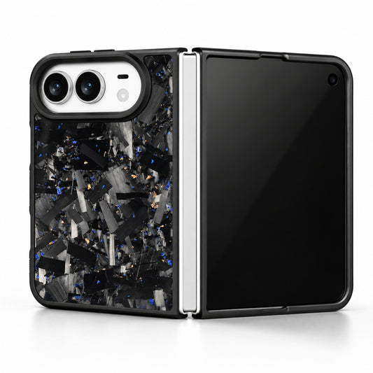 iPhone Duo MagSafe Forged Carbon Fiber Case with Slim Shockproof Protection
