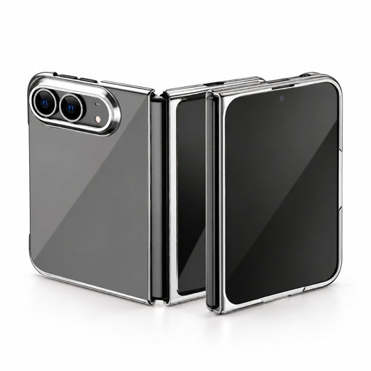 iPhone Duo Shockproof Clear Case with Electroplated Frame Protection