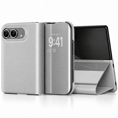 iPhone Duo Shockproof Smart Mirror Flip Case with Protective Cover