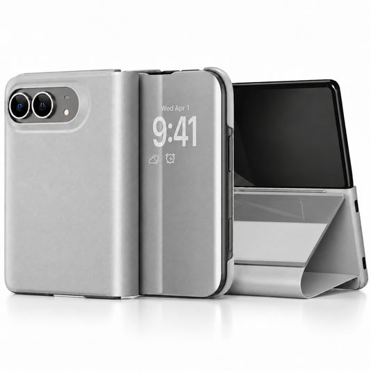 iPhone Duo Shockproof Smart Mirror Flip Case with Protective Cover