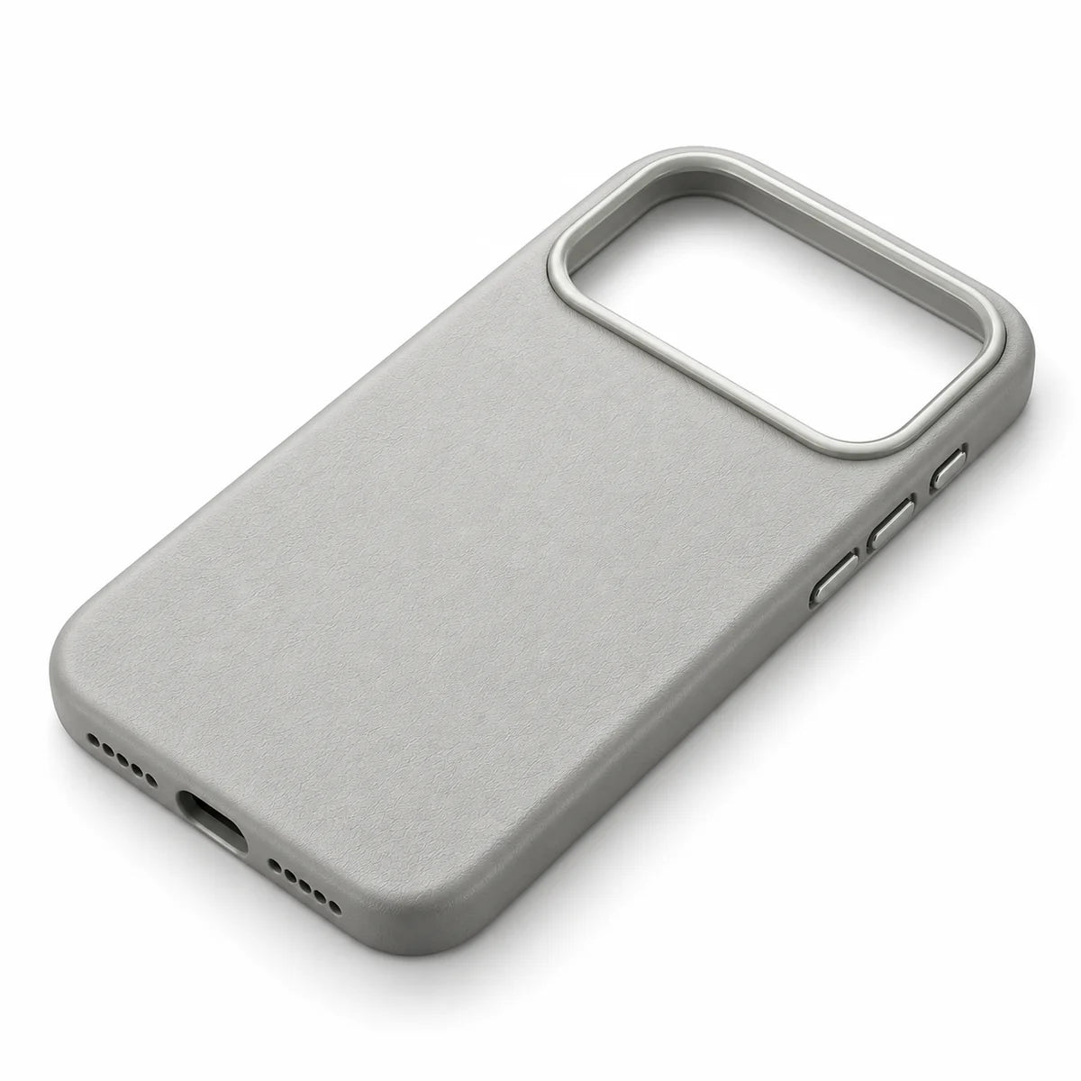 Silicone Case with Metallic Camera Border & Slim Profile