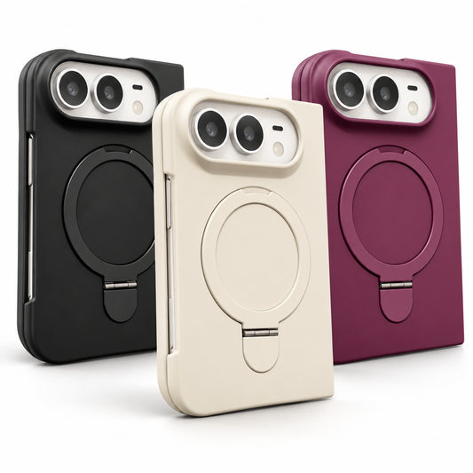 Image of iphone 18 duo magsafe magnetic case, showing threemattemagsafephonecases.