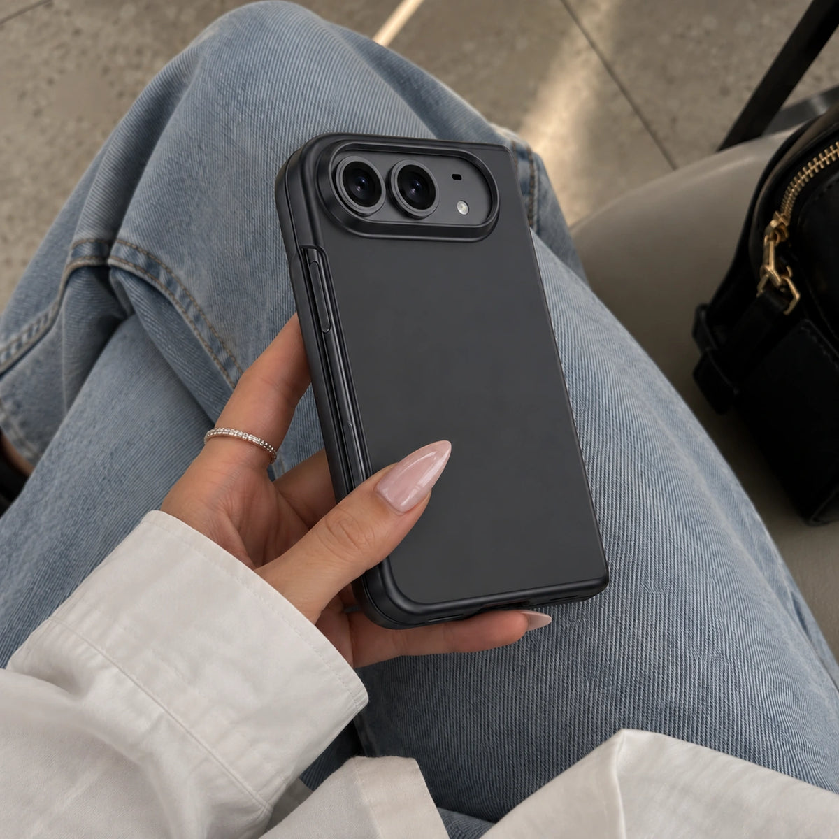 iPhone Duo Slim Matte Silicone Case with Soft-Touch Finish & Anti-Scratch Protection